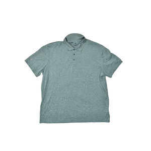 Adidas Primegreen Golf Polo Men's Regular Size 2XL Heathered Green Athletic